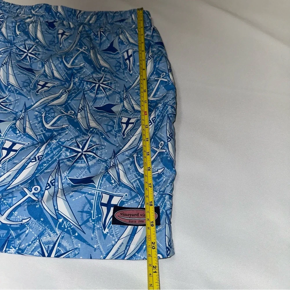 Vineyard Vines Blue Nautical Swim Trunks mens‎ XXL
